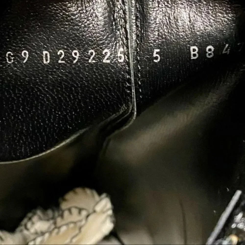 Cole Haan blk leather riding‎ boots w/ vibram soles
